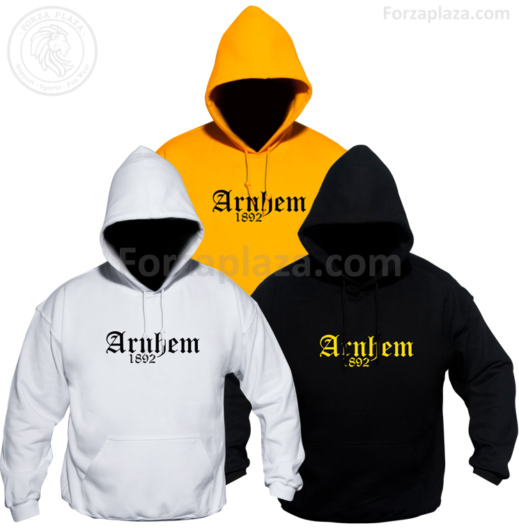 Arnhem 1892 hoodie. Voor Arnhemmers en fanatieke Vitesse Arnhem 1892 hoodie. Voor Arnhemmers en fanatieke Vitesse